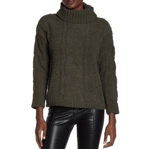 Army Green Knit Sweater NWOT